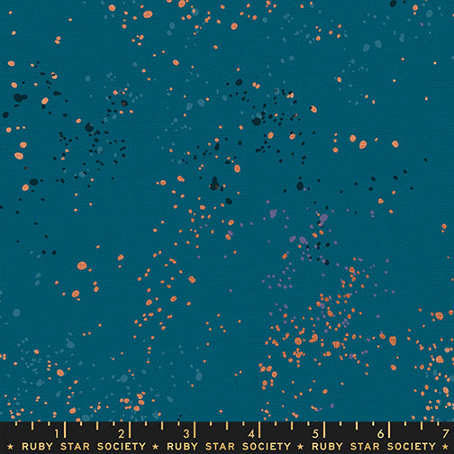 Ruby Star Society Speckled - Canvas - Teal