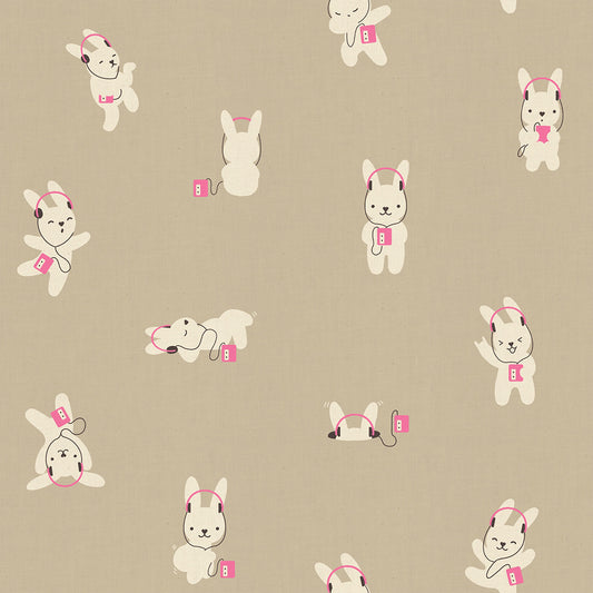 Ruby Star Society LoFi Linens - Rabbeats - Khaki - Pre-Order Due End October 2026