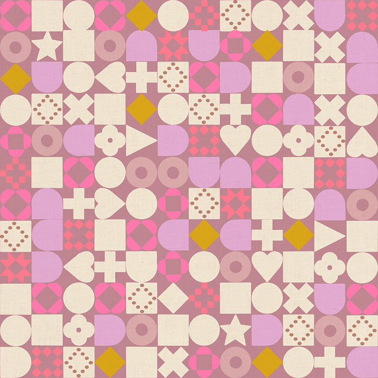 Ruby Star Society LoFi Linens - Blocked - Lilac - Pre-Order Due End October 2026
