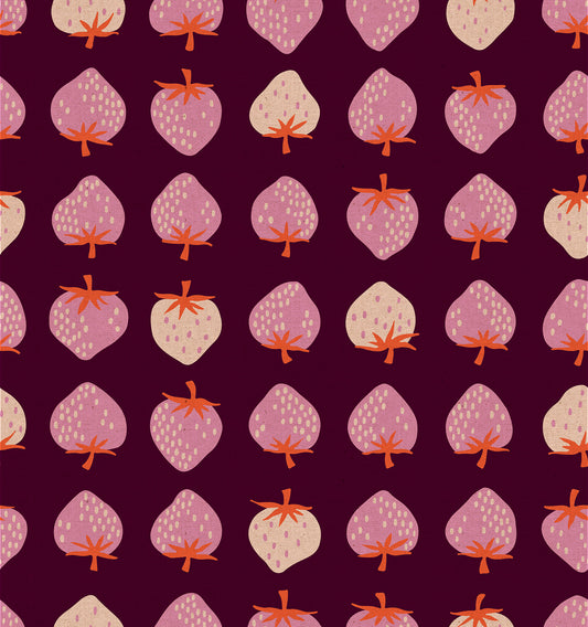 Ruby Star Society Strawberry - Deep Plum - Canvas - Pre-Order Due June/July 2025