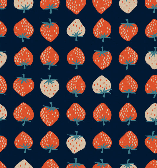 Ruby Star Society Strawberry - Navy - Canvas - Pre-Order Due June/July 2025
