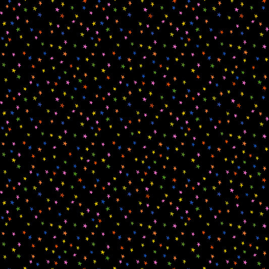New Ruby Star Society Starry - Vivid Small Stars on Black