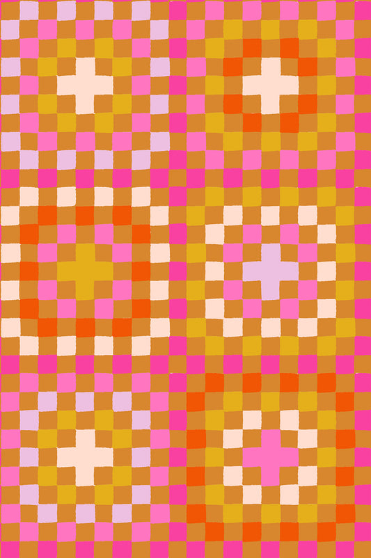 Ruby Star Society Catnap - Granny Square Caramel - Rayon