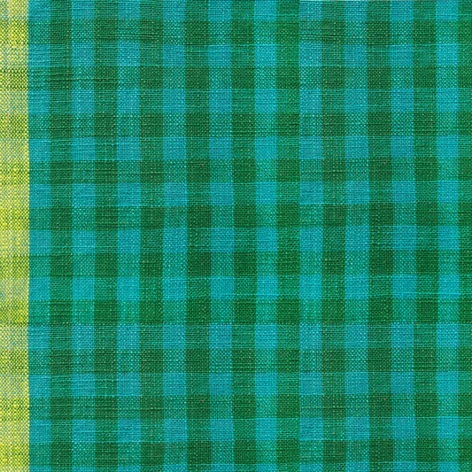 Ruby Star Society Sunshine Cotton Toweling - Small Checker Turquoise