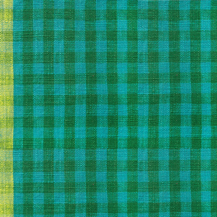 Ruby Star Society Sunshine Cotton Toweling - Small Checker Turquoise