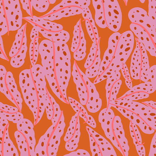 Ruby Star Society Calathea - Overlapping Leaves Pecan - Pre-Order Due Feb 2026