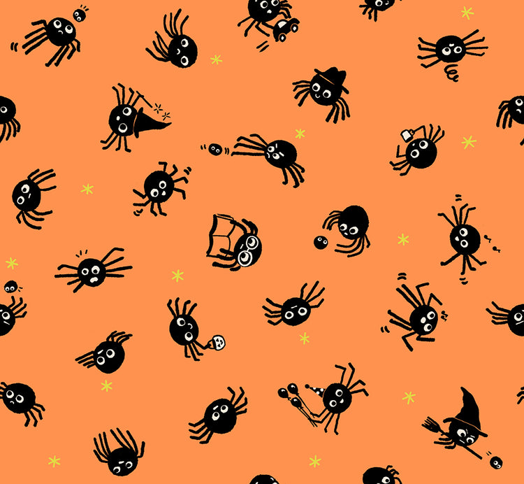 Ruby Star Society Freaky Familiars - Spider Sense - Pumpkin