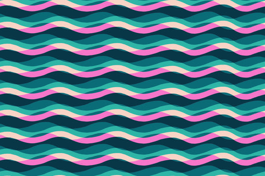 Ruby Star Society Poolside Too - Poolside Waves - Peacock
