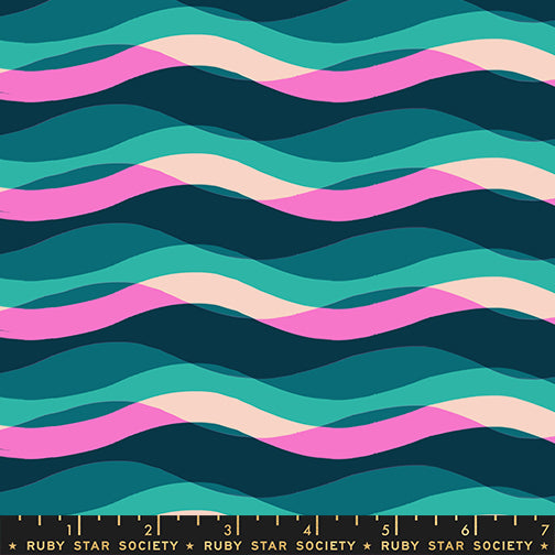 Ruby Star Society Poolside Too - Poolside Waves - Peacock