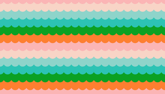 Ruby Star Society Poolside Too - Umbrella Scallops - Verdant