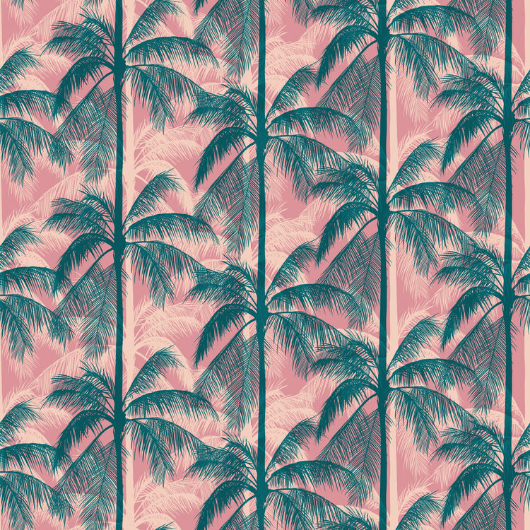 Ruby Star Society Poolside Too - Poolside Palms - Plum