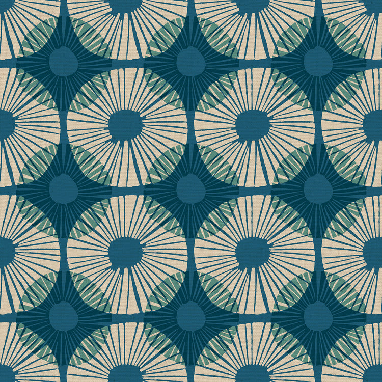 Ruby Star Society Reimagined Landscapes - Superbloom Canvas - Teal