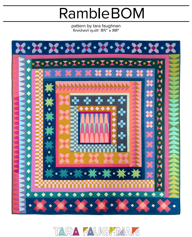 Ramble By Tara Faughnan - Artisan Cotton - 12 Month Block Of The Month - Registration