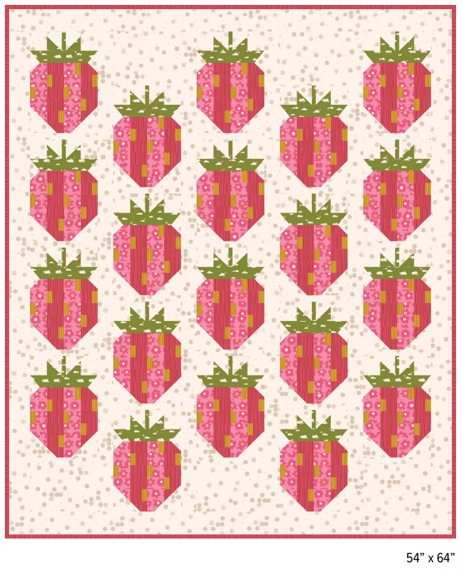 Sarah Hearts - Joyful June Berry Season Quilt Kit