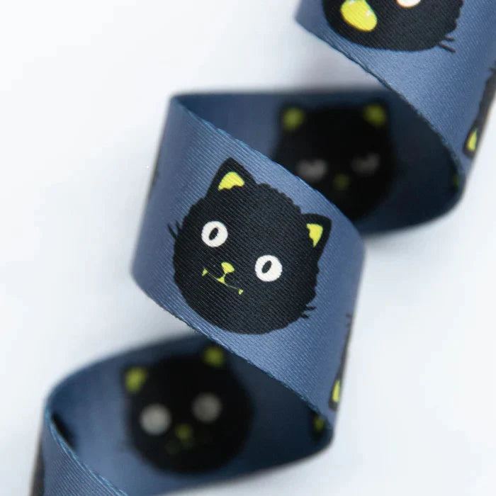 Ruby Star Society 1.5" Wide Webbing - Snacks Cat