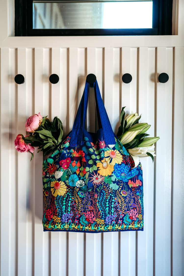 Sally Kelly - Sunshine - Canvas Carry All Tote Bag Panel