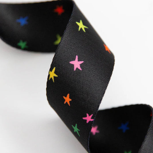 Ruby Star Society 1.5" Wide Webbing - Vivid Stary Black - Coming Soon!