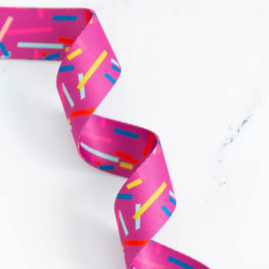 Ruby Star Society 1.5" Wide Webbing - Washi Tape Pink - Coming Soon!