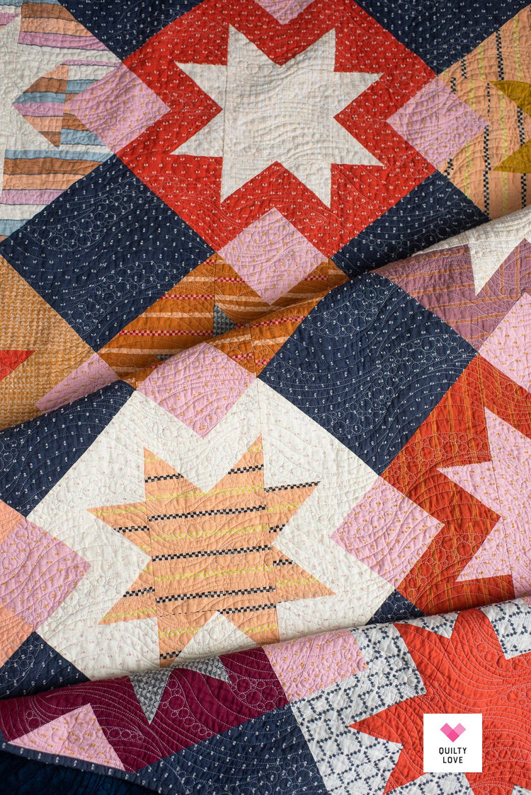 Quilty Love North Star Quilt Pattern