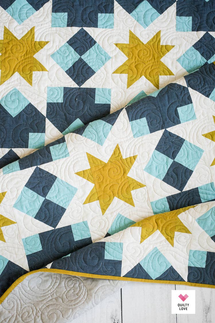 Quilty Love Night Stars Quilt Pattern