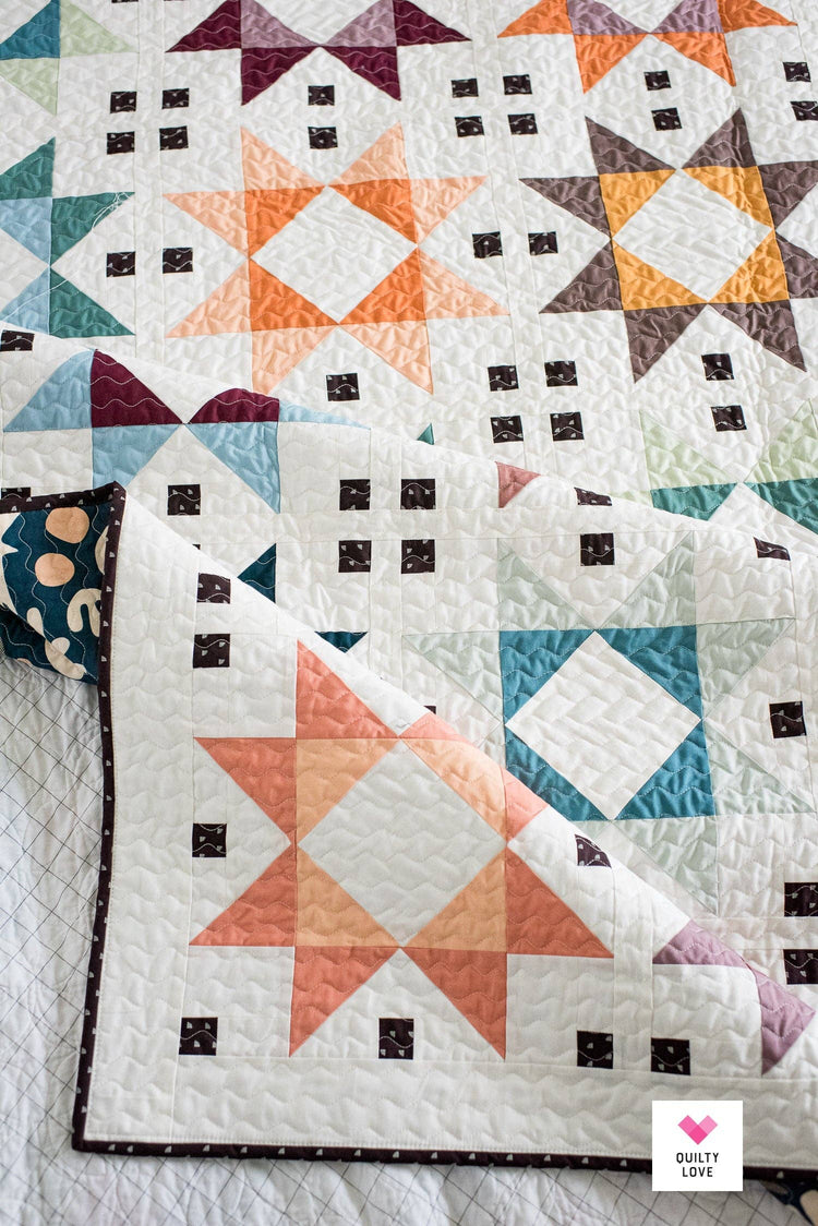 Quilty Love Tiled Stars II Quilt Pattern