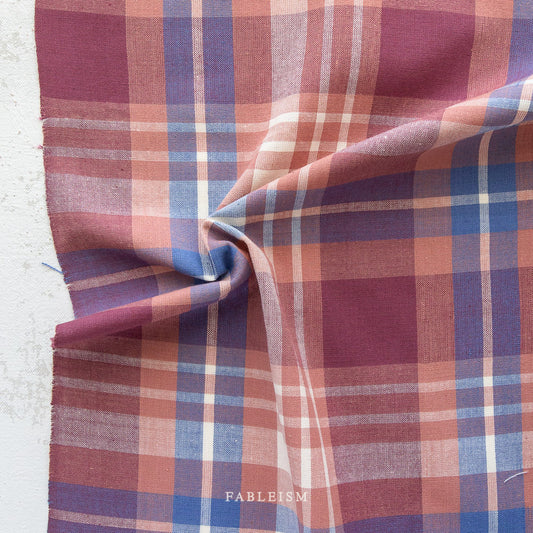 Fableism Arcade Plaid Wovens - Garnet