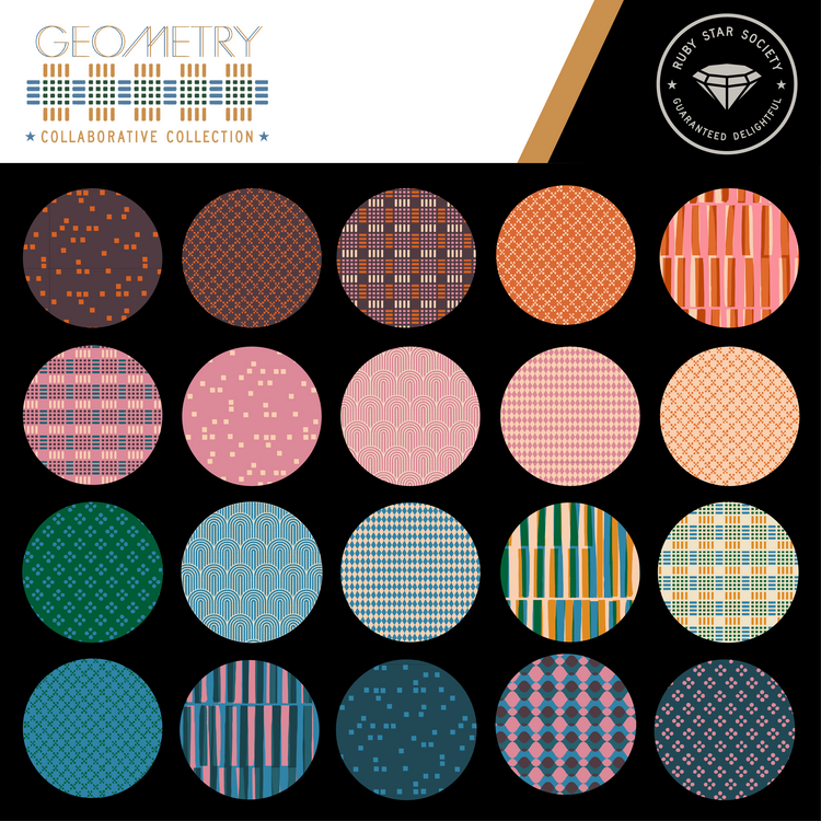 Ruby Star Society Geometry Jelly Roll