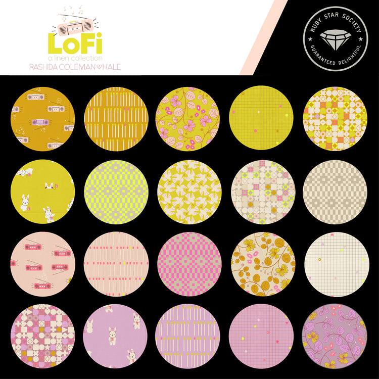 Ruby Star Society LoFi Linens 25 Fat Quarter Pack Deposit - Pre-Order Due Oct 2026