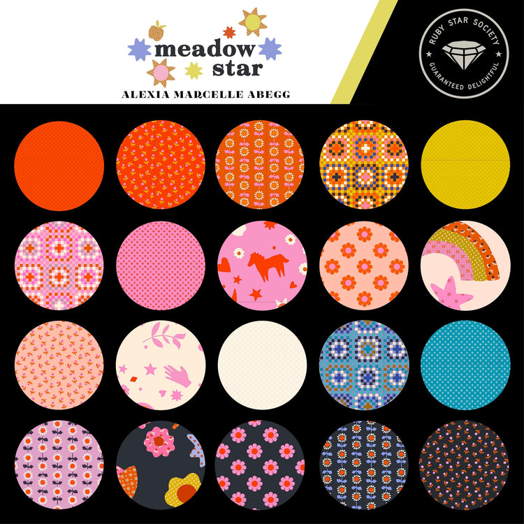 Ruby Star Society Meadow Star - Granny Square - Merry - Due March 2024