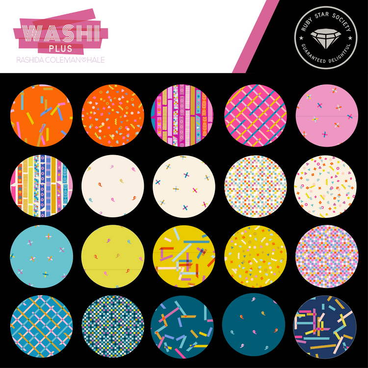 Ruby Star Society Washi Plus 5" Charm Pack - Pre-Order Due End Oct 2025
