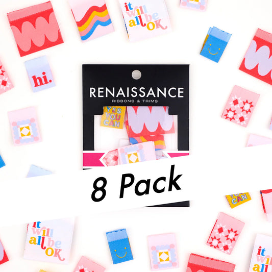 Renaissance Ribbons Sew In Labels - Playful