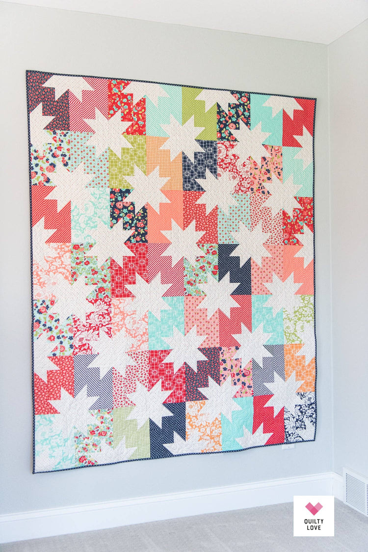 Quilty Love Star Pop Quilt Pattern