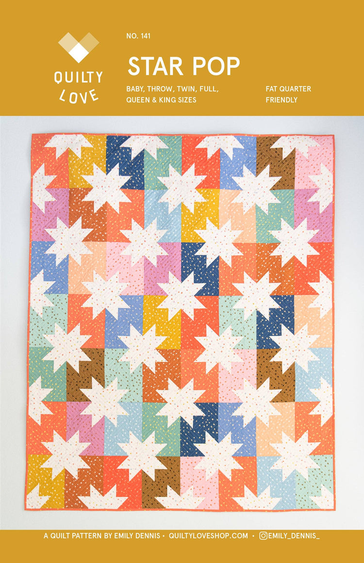 Quilty Love Star Pop Quilt Pattern