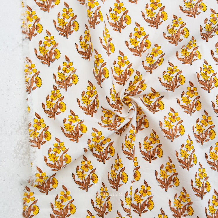 Fableism Indian Block Prints - Cottage - Weekend Floral in Summer