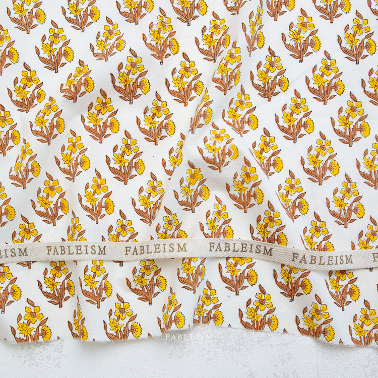 Fableism Indian Block Prints - Cottage - Weekend Floral in Summer