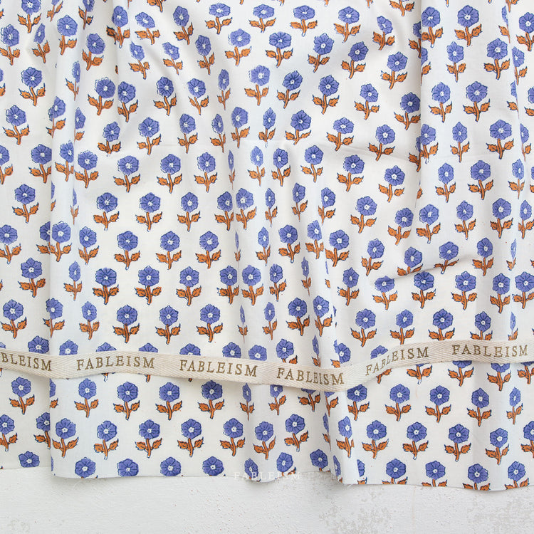 Fableism Indian Block Prints - Cottage - Flowerling in Violet
