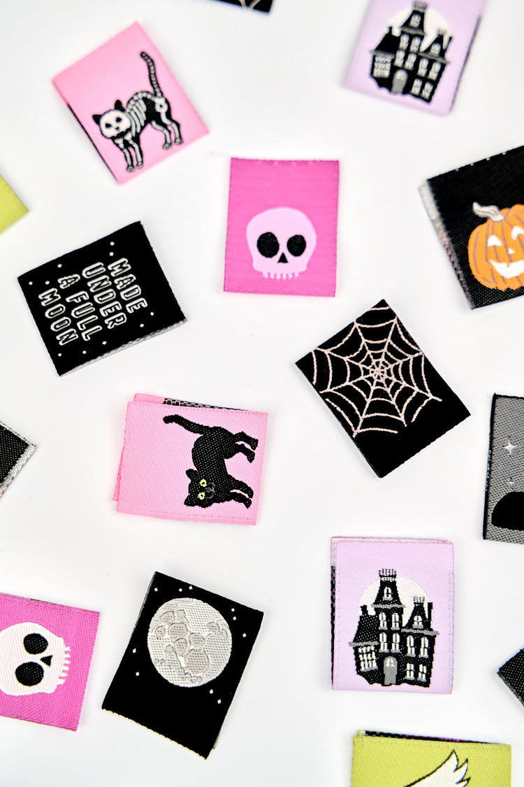 Renaissance Ribbons Sew In Labels - Spooky Night