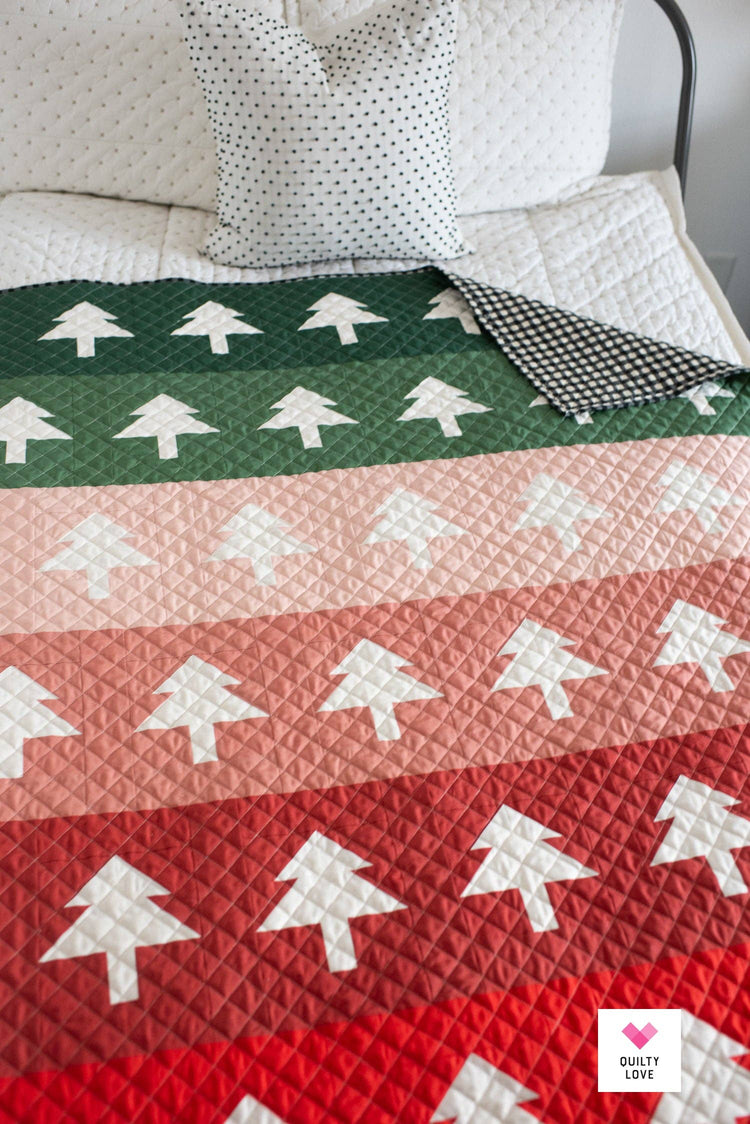 Quilty Love Tree Rows Quilt Pattern