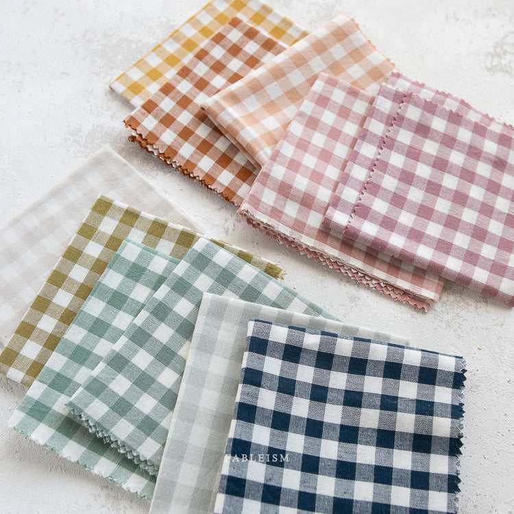 New Fableism Camp Gingham Small Check 11 Fat Quarter Pack