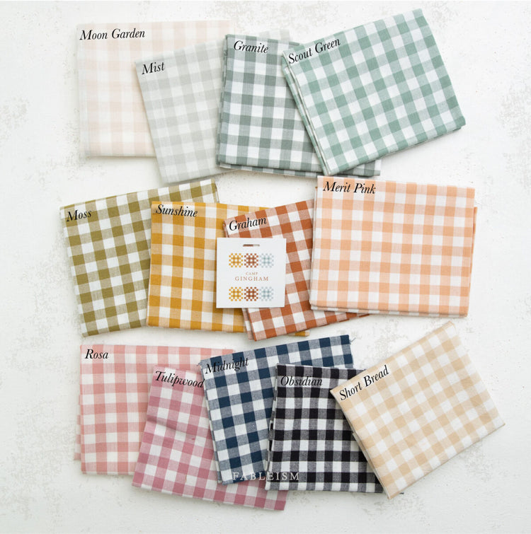 Fableism Camp Ginghams Small Check - Rosa - Pre-Order Due End Dec/Jan 2026