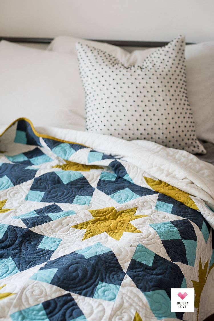 Quilty Love Night Stars Quilt Pattern