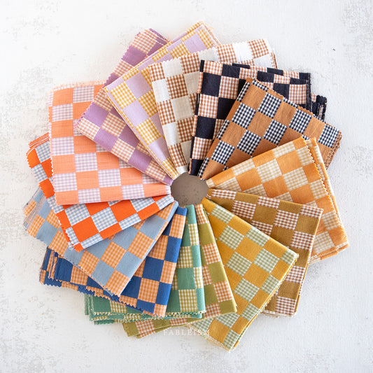 Fableism Checkmate Checkers 14 Fat Quarter Bundle Deposit - Pre-Order Due June 2025