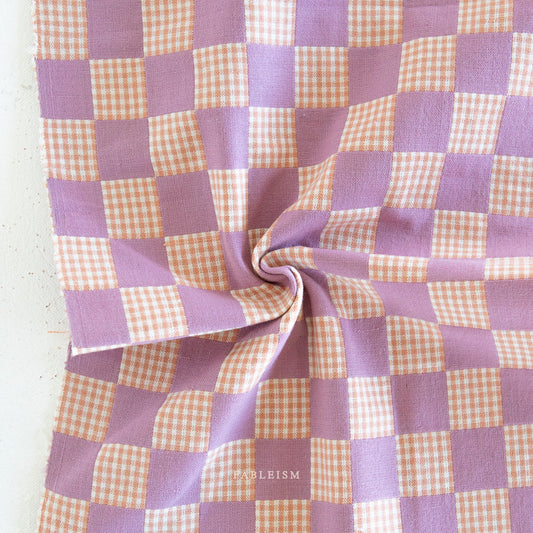Fableism Checkmate Checkers - Double Cloth Reversible - Amethyst - Pre-Order Due June 2025