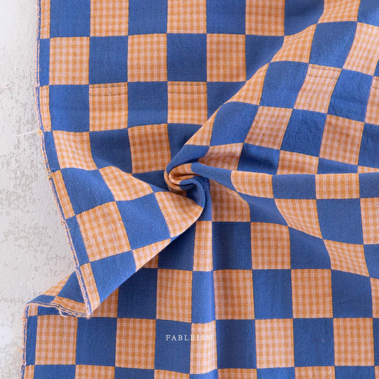 Fableism Checkmate Checkers - Double Cloth Reversible - Royal - Pre-Order Due June 2025