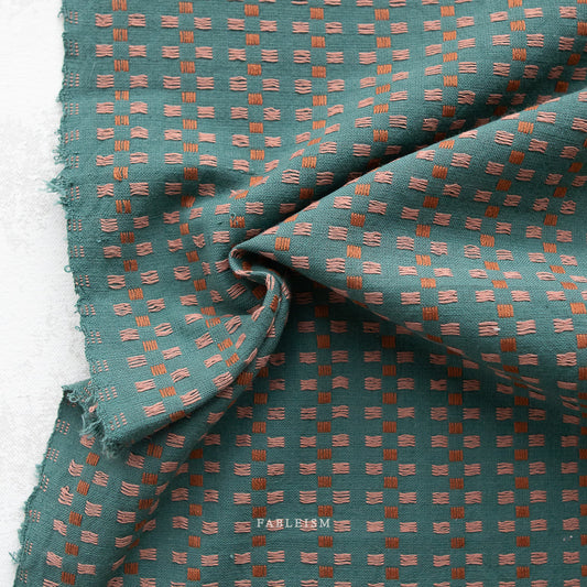 Fableism Canyon Springs - Basket Weave - Teal
