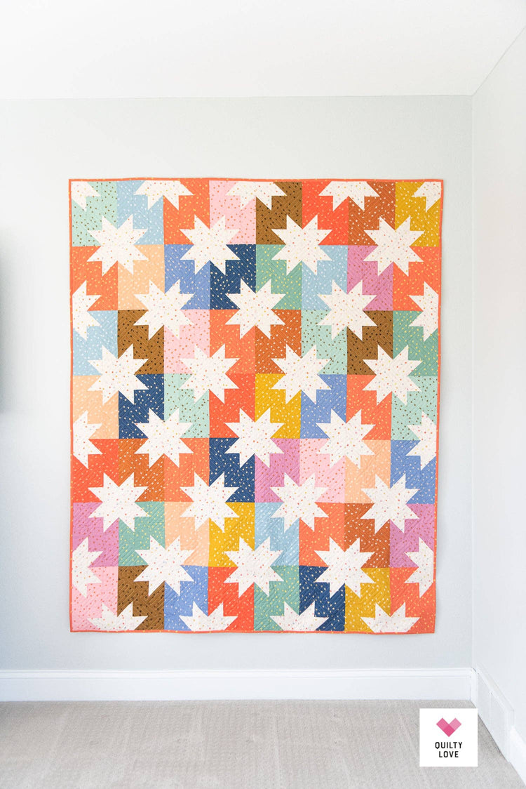 Quilty Love Star Pop Quilt Pattern