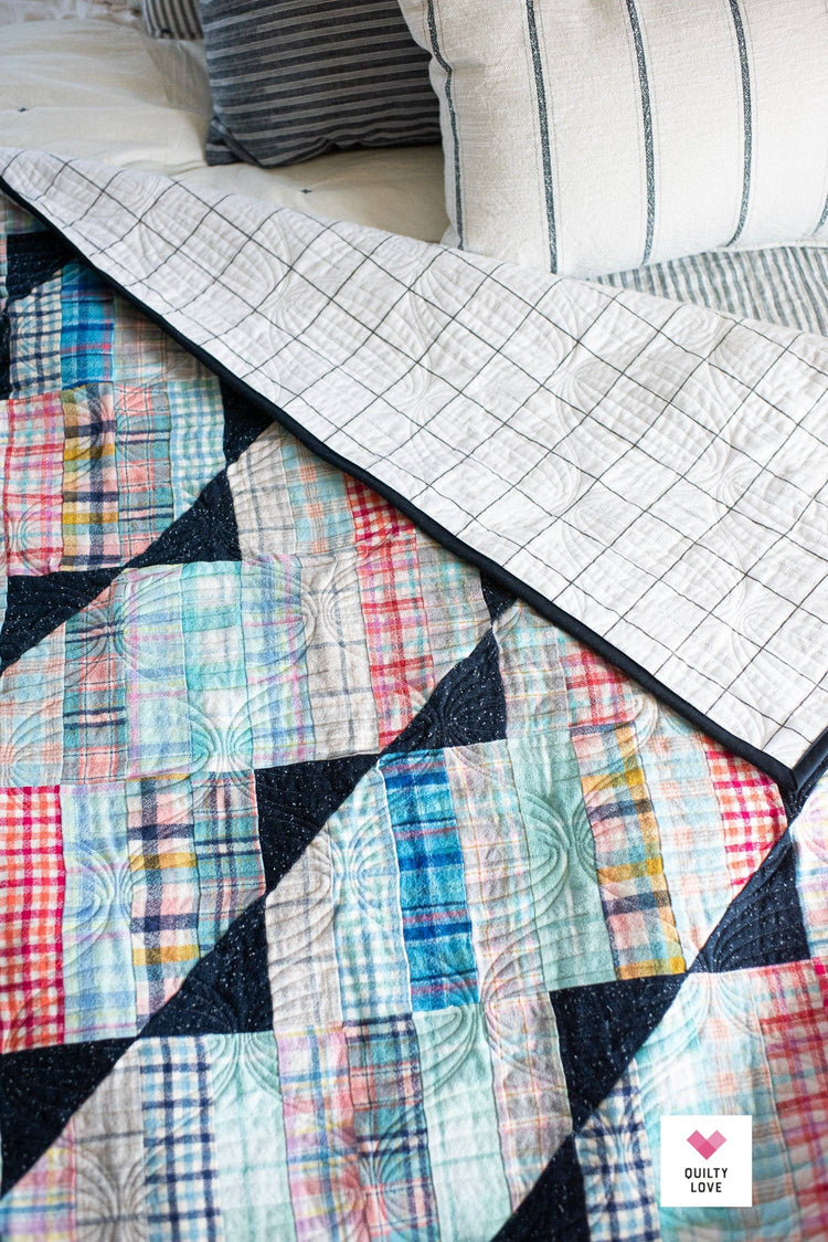 Quilty Love Happy Stripes Quilt Pattern