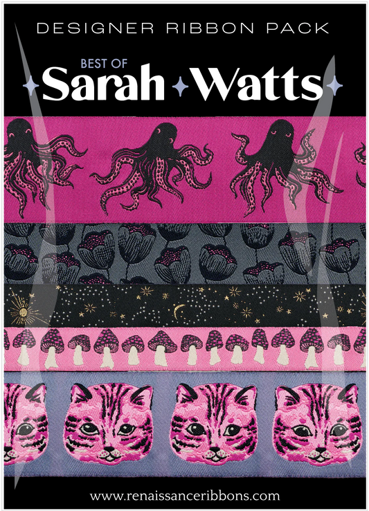 Ruby Star Society - Designer Ribbon 5 Pack - Best Of Sarah Watts