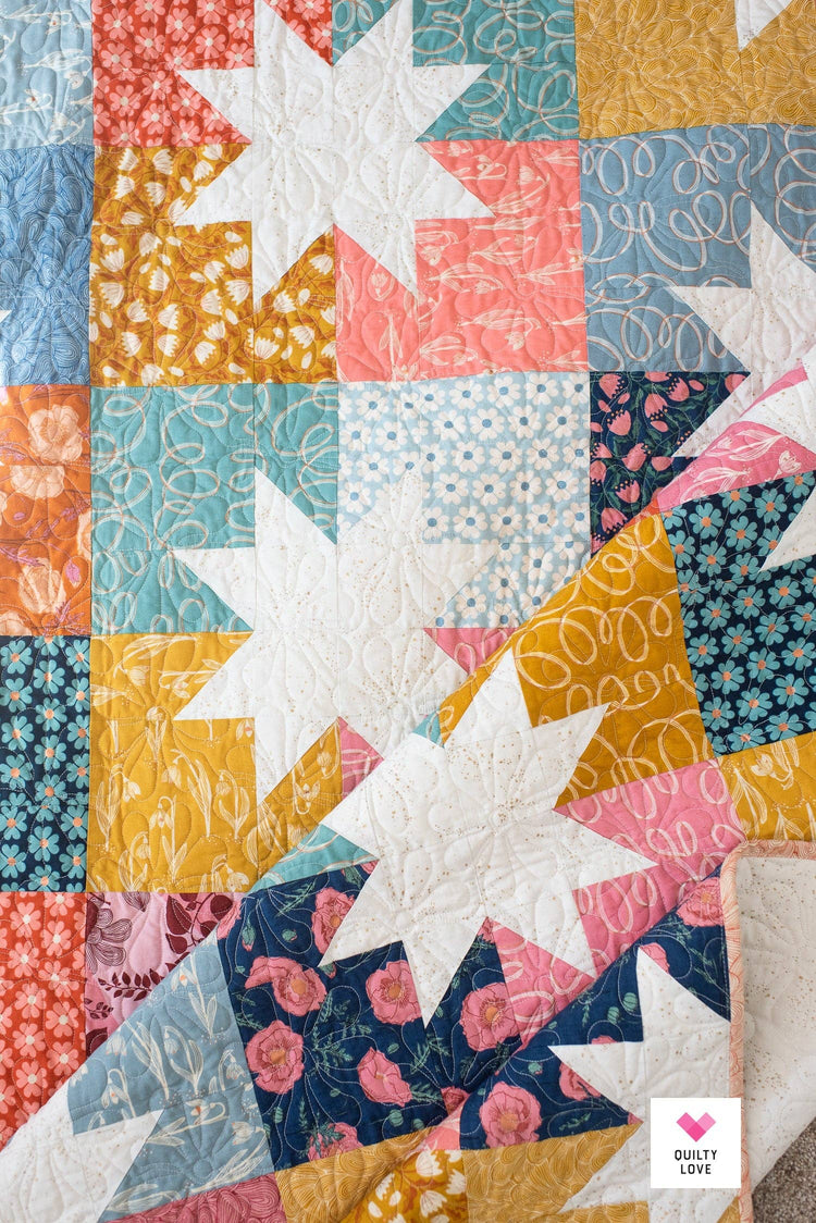 Quilty Love Star Pop II Quilt Pattern