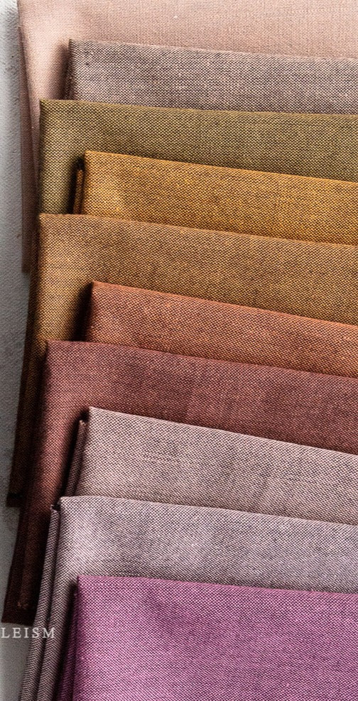 Fableism Nocturne Everyday Chambray - 10 Warm Colours Fat Quarter Pack